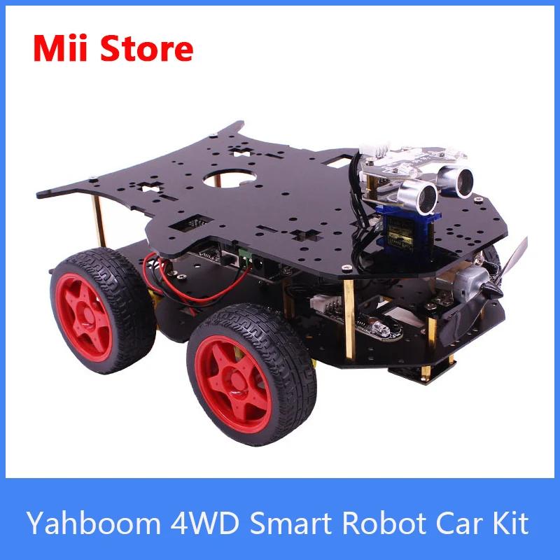Yahboom-4WD Ʈ κ ڵ ŰƮ,  ܼ    , л, DIY 